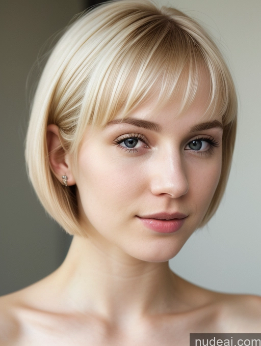 related ai porn images free for Woman Beautiful Fairer Skin 18 Blonde Short Hair Russian Close-up View