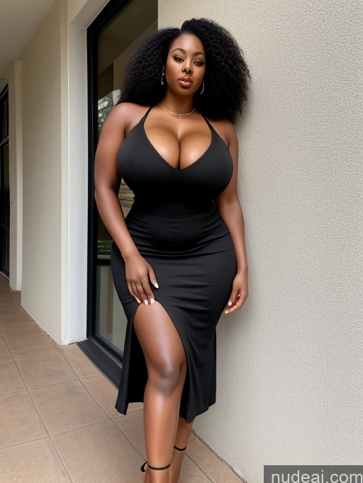 related ai porn images free for One Huge Boobs Thick Woman Big Ass Big Hips 30s African Black Hair Long Hair Cleavage Simple Detailed Alternative High Heels Front View Dress Long Skirt