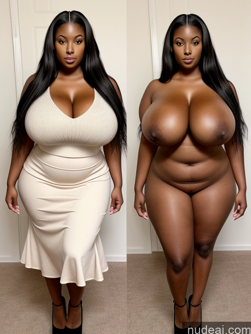 related ai porn images free for One Huge Boobs Thick Woman Big Ass Big Hips 30s African Black Hair Long Hair Cleavage Simple Detailed Alternative High Heels Long Skirt Sweater Onoff