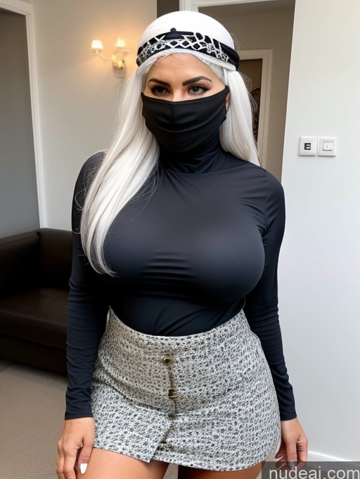 related ai porn images free for Milf Busty One Big Ass 70s White Hair Long Hair British Cleavage Mini Skirt Niqab