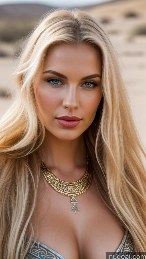 related ai porn images free for Model Small Tits Beautiful Lipstick Sexy Face Pouting Lips Blonde Scandinavian Oasis Cleavage Jewelry Gold Jewelry Bright Lighting Medieval Front View Painting Traditional Tribal Detailed Viking