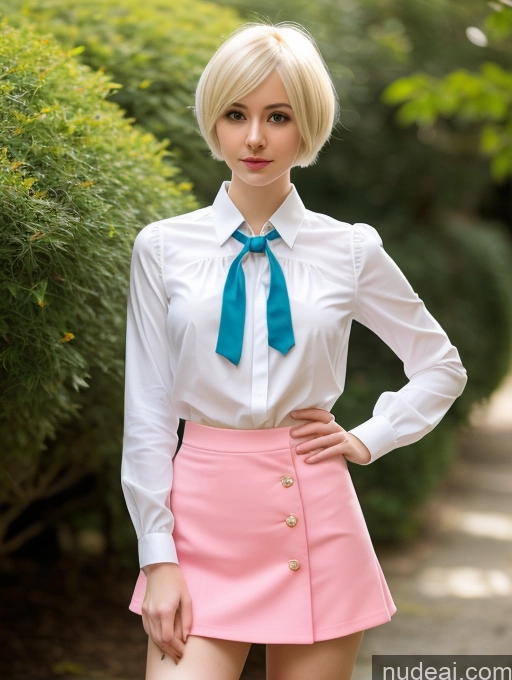 related ai porn images free for Woman Small Tits Beautiful Small Ass Skinny Fairer Skin 18 Blonde Pixie Russian Cosplay Blouse Mini Skirt Tie