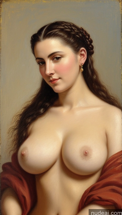 ai nude image of a painting of a woman with a large breast and a red scarf pics of Pubic Hair Medieval Hairy Women Perfect Boobs Busty Painting Slicked