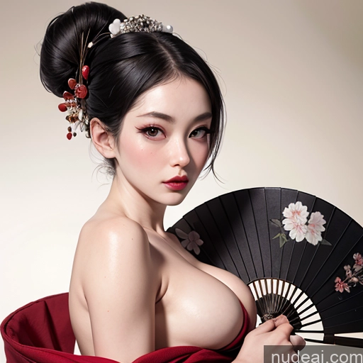 related ai porn images free for Fairer Skin Japanese Black Hair Hair Bun Geisha Small Tits Skinny