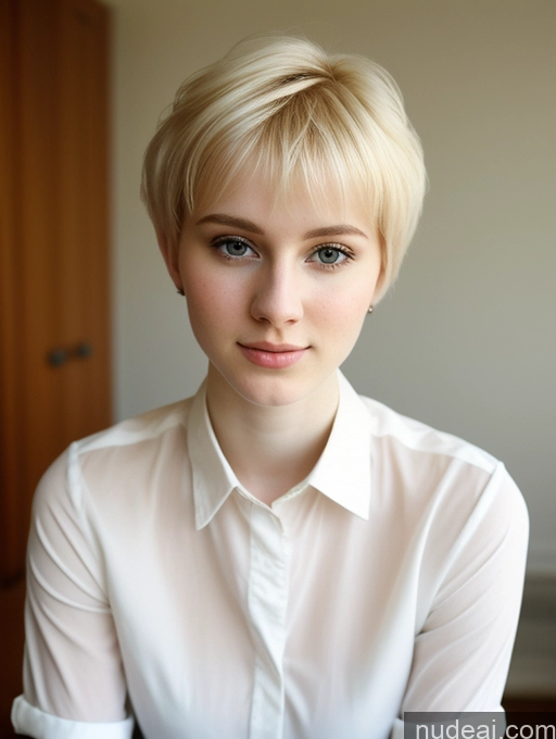 related ai porn images free for Woman Beautiful Fairer Skin 18 Blonde Pixie Russian Shirt