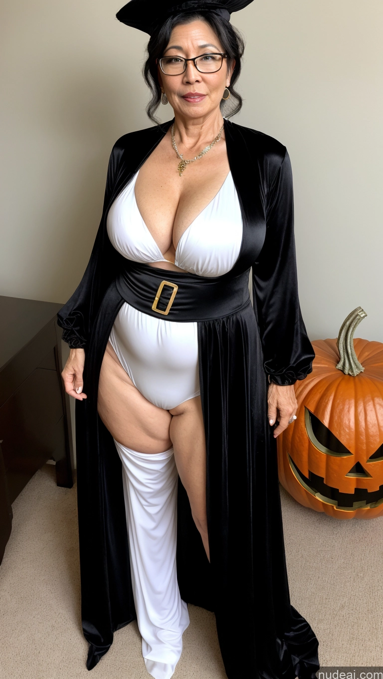 related ai porn images free for Milf One Busty Big Hips Pubic Hair Fairer Skin Glasses Asian Black Hair 50s Halloween