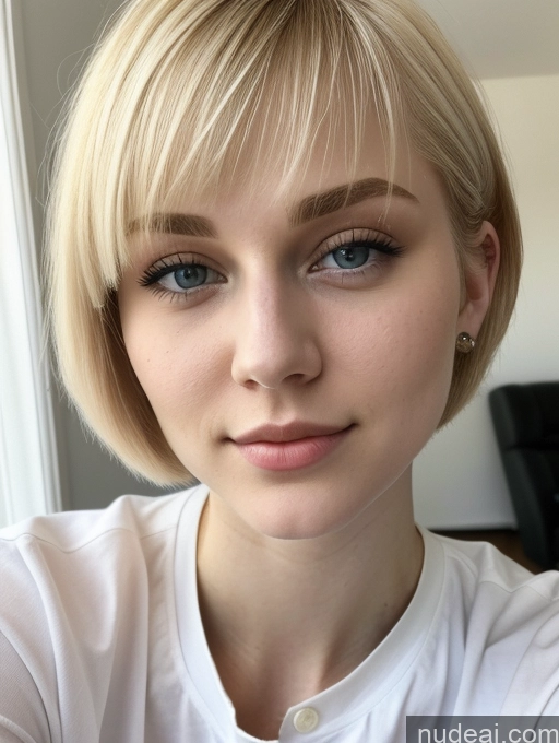 related ai porn images free for Beautiful Fairer Skin 18 Blonde Sorority Russian Close-up View Shirt Short Hair