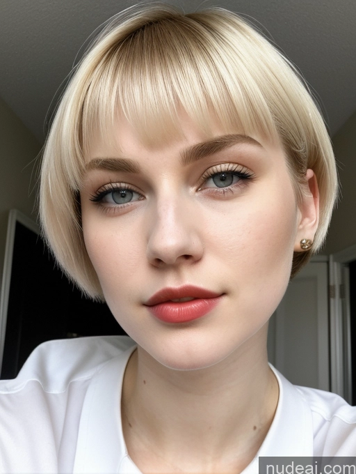 related ai porn images free for Beautiful Fairer Skin 18 Blonde Sorority Russian Close-up View Shirt Short Hair Lipstick