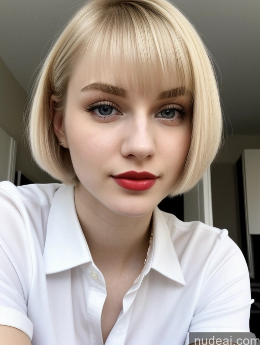 related ai porn images free for Beautiful Fairer Skin 18 Blonde Sorority Russian Close-up View Shirt Short Hair Lipstick