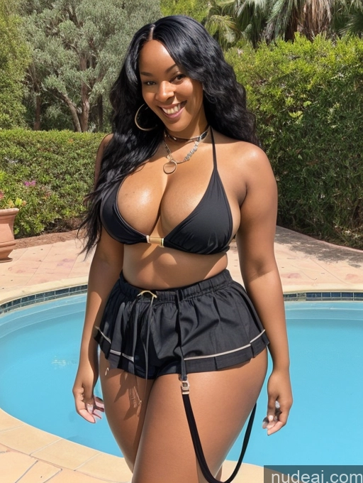 related ai porn images free for Punk Skirt Black Laughing Black Hair Topless Chubby Pool