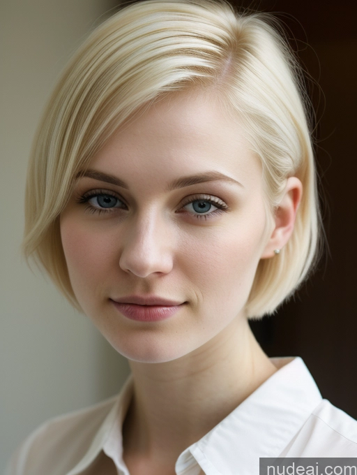 related ai porn images free for Woman Beautiful Fairer Skin 18 Blonde Pixie Russian Close-up View Shirt