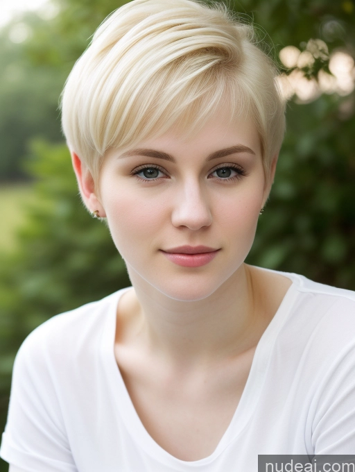 related ai porn images free for Woman Beautiful Fairer Skin 18 Blonde Pixie Russian Close-up View Shirt