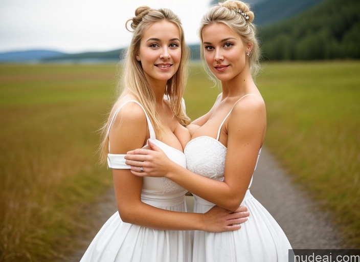 related ai porn images free for Wedding Cleavage Scandinavian Huge Boobs Perfect Body Skinny Laughing Sexy Face Dress Vintage 18 Bright Lighting Beautiful Blonde Hair Bun Two Traditional