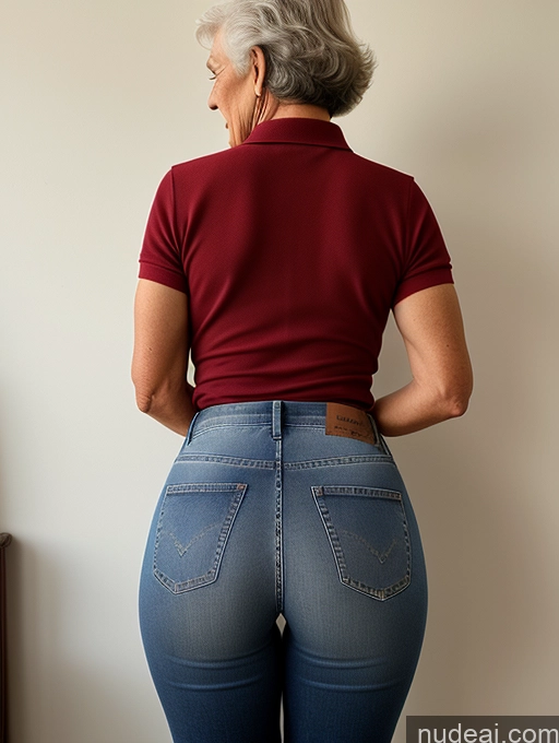 related ai porn images free for 80s Jeans Back View Bending Over Polo