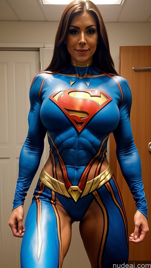 related ai porn images free for Perfect Boobs Superhero Superheroine Muscular Abs Bodypaint Powering Up