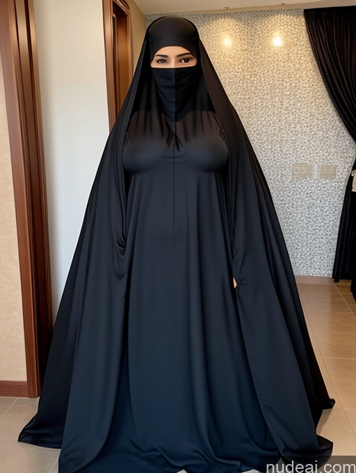 related ai porn images free for Thick Niqab Partially Nude Busty Dress