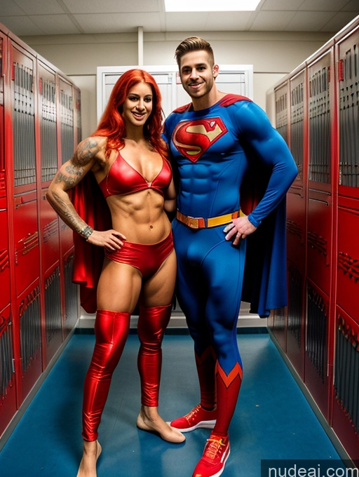 related ai porn images free for Pubic Hair Film Photo Front View Bright Lighting Detailed Beautiful Muscular Tall Devil Happy Long Hair Superhero Perfect Body Long Legs 20s Nude Two Small Tits Tattoos Big Ass Bodybuilder Ginger Persian Locker Room