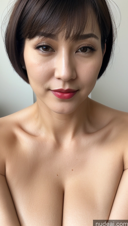 related ai porn images free for Woman One Huge Boobs Beautiful Lipstick Fairer Skin 40s Black Hair Short Hair Korean Close-up View Detailed Simple