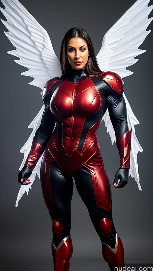 related ai porn images free for Vampire Mech Suit Superhero Abs Bodybuilder Muscular Busty Angel Powering Up