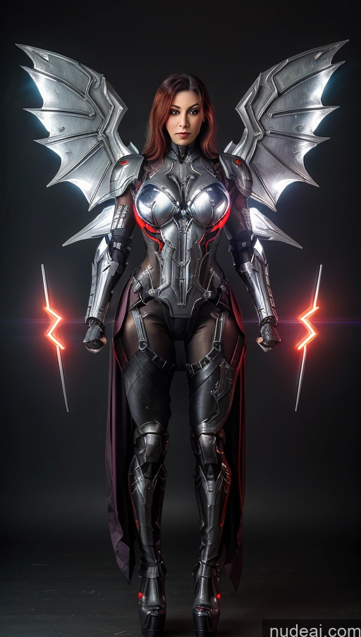 related ai porn images free for Vampire Abs Muscular Busty Cyborg Mech Suit Has Wings Powering Up