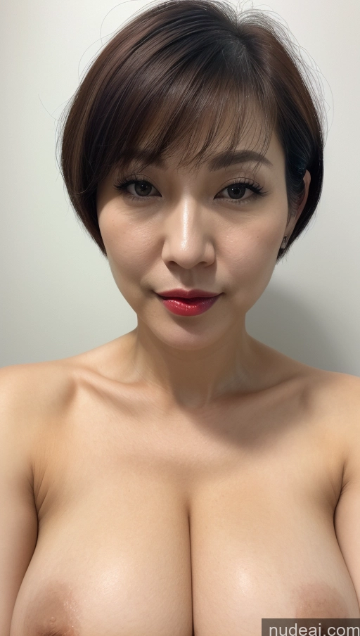 related ai porn images free for Woman One Huge Boobs Beautiful Lipstick Fairer Skin 40s Short Hair Korean Close-up View Detailed Simple