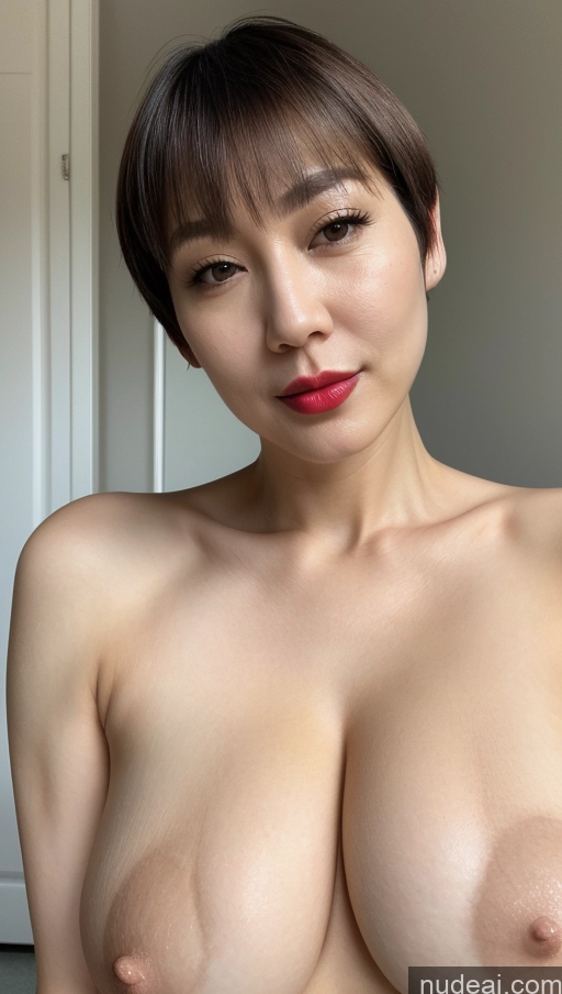 related ai porn images free for Woman One Huge Boobs Beautiful Lipstick Fairer Skin 40s Short Hair Korean Close-up View Detailed Simple