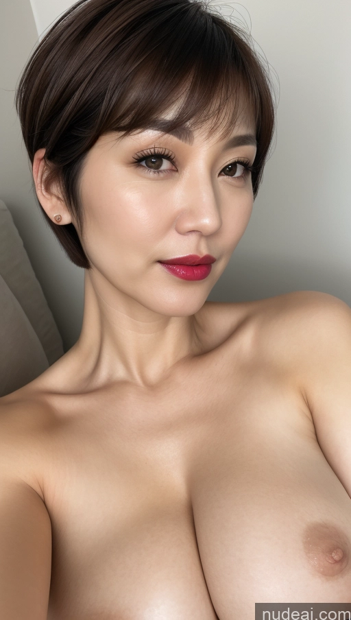 related ai porn images free for Woman One Huge Boobs Beautiful Lipstick Fairer Skin 40s Short Hair Korean Close-up View Detailed Simple