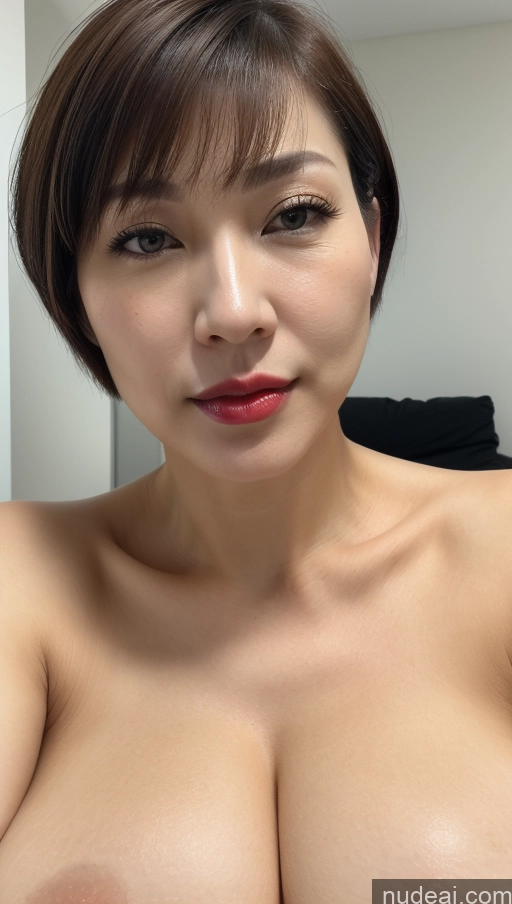 related ai porn images free for Woman One Huge Boobs Beautiful Lipstick Fairer Skin 40s Short Hair Korean Close-up View Detailed Simple