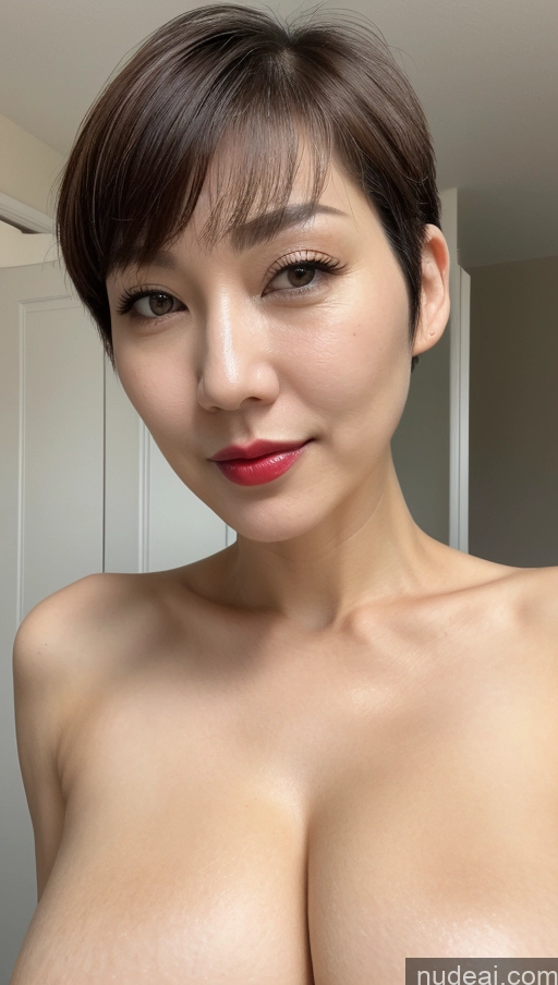 related ai porn images free for Woman One Huge Boobs Beautiful Lipstick Fairer Skin 40s Short Hair Korean Close-up View Detailed Simple