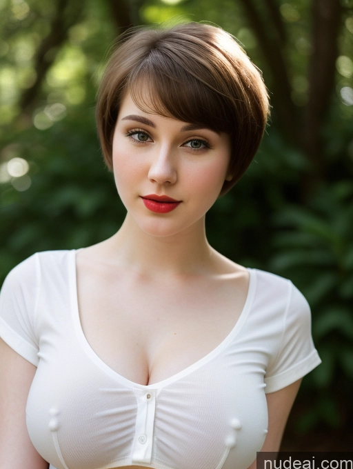 related ai porn images free for Beautiful Fairer Skin Thick 18 Brunette Russian Close-up View Lipstick Shirt Perfect Boobs Busty Short Hair