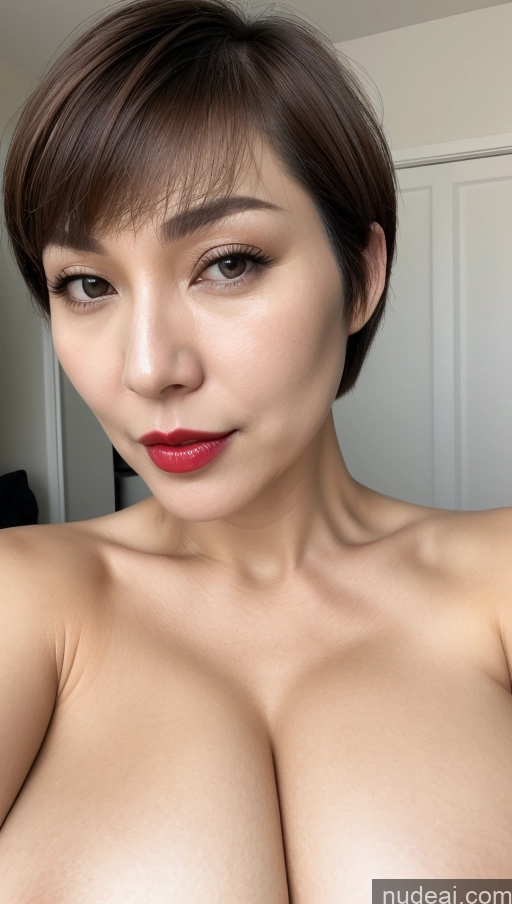 related ai porn images free for Woman One Huge Boobs Beautiful Lipstick Fairer Skin 40s Short Hair Korean Close-up View Detailed Simple