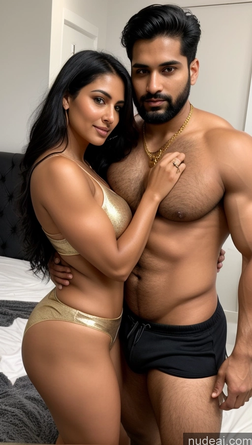 related ai porn images free for Woman + Man Small Tits Beautiful Muscular Big Ass Thick Big Hips Fat Chubby Perfect Body Pubic Hair 30s Serious Sexy Face Black Hair Indian Mirror Selfie Bedroom Front View Gold Jewelry Detailed Cumshot Tank Top Pajamas