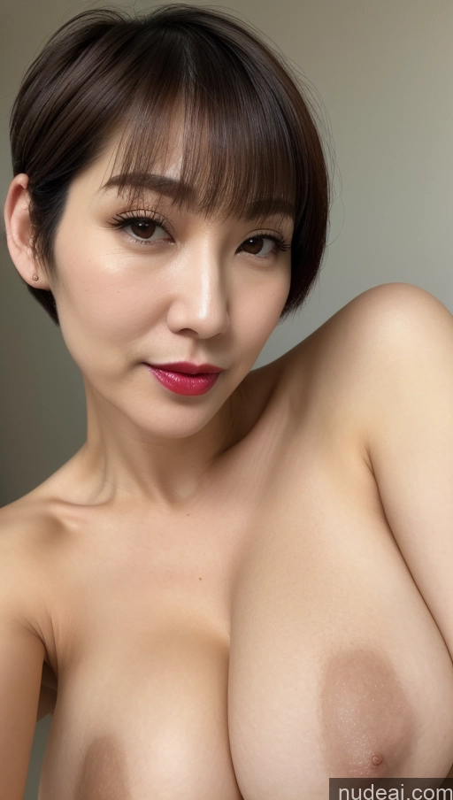 related ai porn images free for Woman One Huge Boobs Beautiful Lipstick Fairer Skin 40s Short Hair Korean Close-up View Detailed Simple