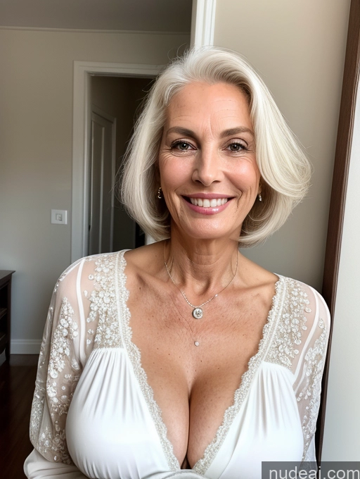 related ai porn images free for Milf Tall Happy White Hair Front View Blouse Cleavage Perfect Body Italian 60s