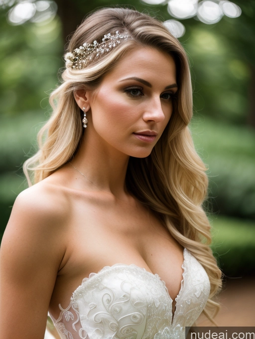 related ai porn images free for Woman One Small Tits Beautiful Skinny Long Hair 20s Serious Blonde White Soft + Warm Wedding Cleavage Dark Lighting Detailed Side View