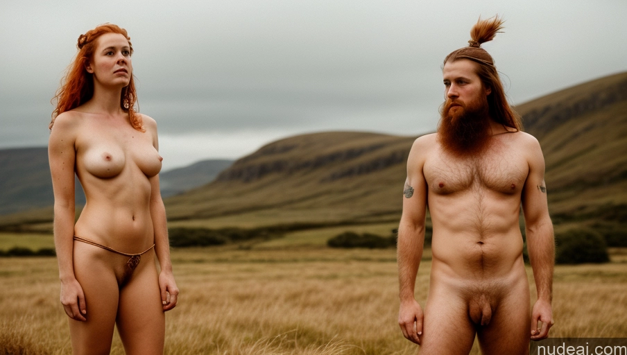 related ai porn images free for Perfect Boobs Pubic Hair Irish Hairy Women 30s Serious Ginger Viking Traditional Woman + Man Partially Nude Nude Vintage