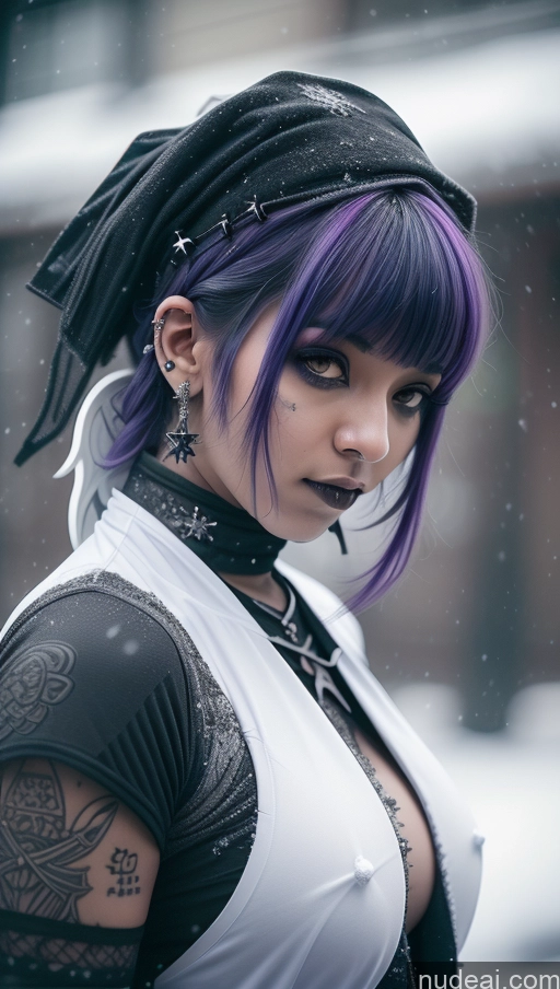 related ai porn images free for Athlete Perfect Boobs Purple Hair Ethiopian Snow Close-up View Angel Gothic Punk Girl