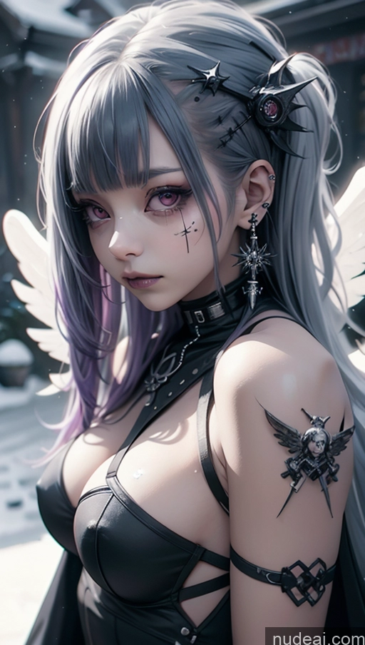 related ai porn images free for Athlete Perfect Boobs Purple Hair Ethiopian Snow Close-up View Angel Gothic Punk Girl