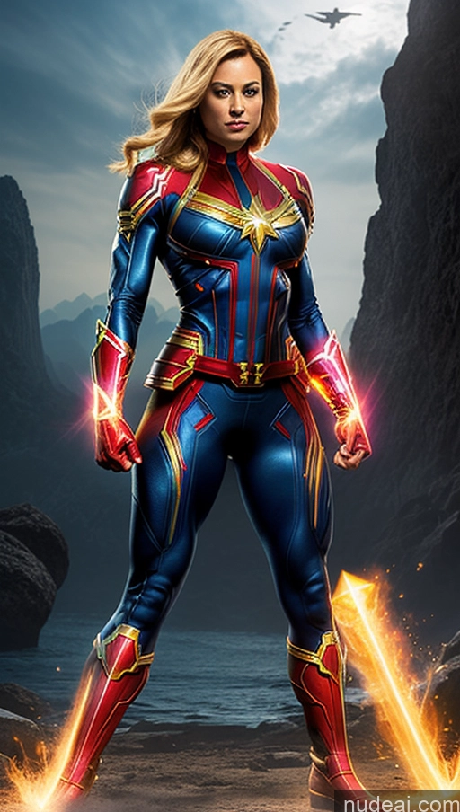 related ai porn images free for Busty Abs Captain Marvel Bodybuilder Muscular Fantasy Armor Powering Up