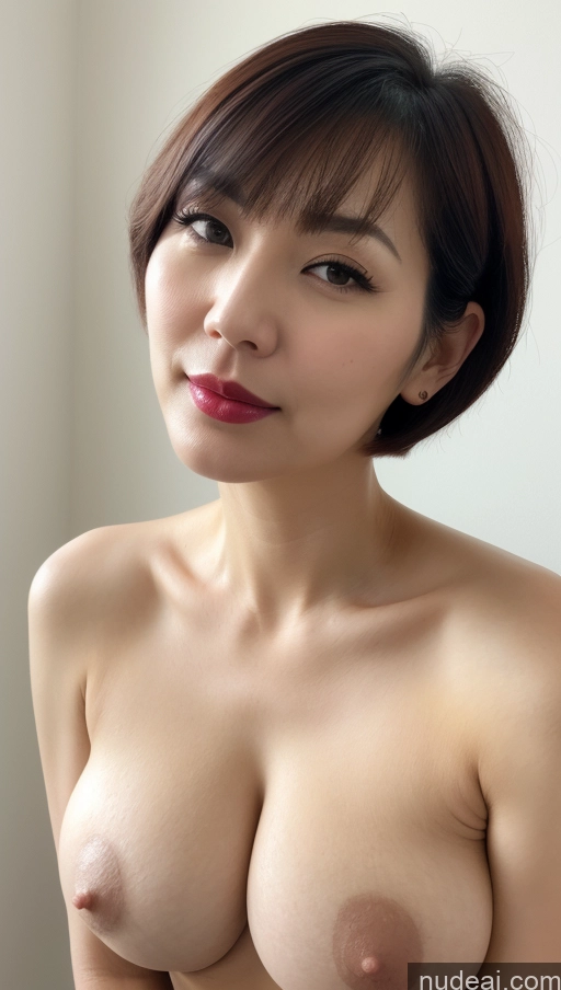 related ai porn images free for Woman Busty One Perfect Boobs Beautiful Lipstick Fairer Skin 40s Short Hair Korean Close-up View