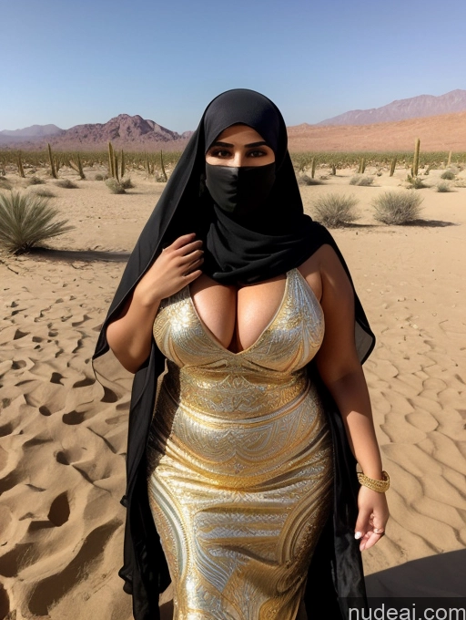 related ai porn images free for Middle Eastern Huge Boobs Tanned Skin Oasis Beautiful Model 20s Gold Jewelry Stylish Messy Niqab Chubby Thick