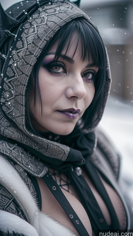 related ai porn images free for Milf Busty Perfect Boobs Purple Hair Nigerian Snow Close-up View Gothic Punk Girl