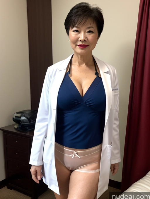 related ai porn images free for Milf Perfect Boobs Lipstick Pixie Bra Doctor Lab Coat Cleavage Partially Nude Dark Lighting 60s Chinese Spreading Legs