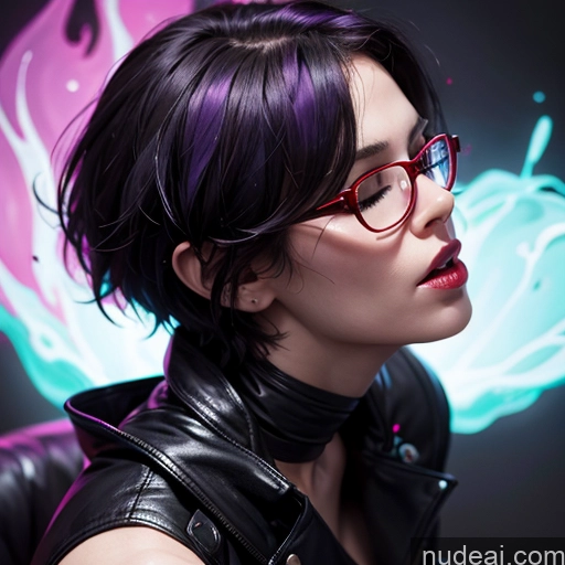 related ai porn images free for Milf Thick Glasses Fairer Skin 40s Seductive British Illustration Hell Devil Dominatrix Bdsm Leather Stockings Partially Nude Jewelry Dark Lighting Orgasm Purple Hair Short Hair Side View Cumshot