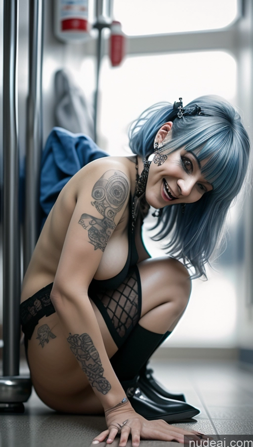 related ai porn images free for Milf Busty Perfect Boobs Laughing Blue Hair Nigerian Close-up View Gothic Punk Girl Hospital Spreading Legs