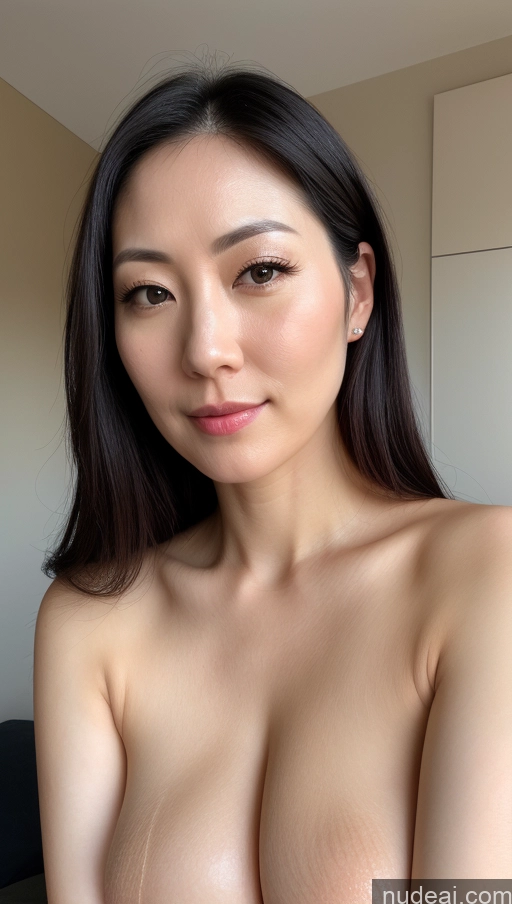 related ai porn images free for Woman One Busty Perfect Boobs Beautiful Fairer Skin 30s Black Hair Slicked Japanese Close-up View Detailed