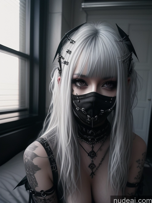 related ai porn images free for Busty Perfect Boobs Close-up View Gothic Punk Girl Model Perfect Body Beautiful 18 White Hair Curly Hair Russian Bedroom Nude Detailed Goth Cumshot