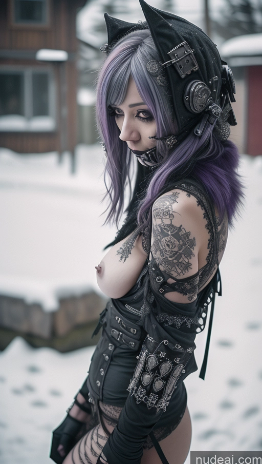 related ai porn images free for Milf Snow Nude Spread Pussy Purple Hair Steampunk Close-up View Ethiopian Gothic Punk Girl Perfect Boobs