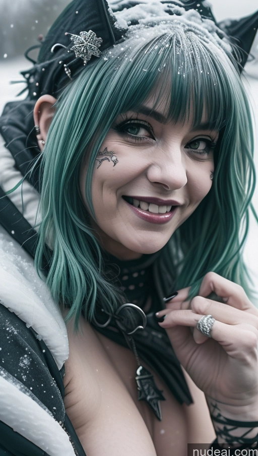 related ai porn images free for Milf Polynesian Snow Close-up View Nude Green Hair Laughing Busty Perfect Boobs Gothic Punk Girl