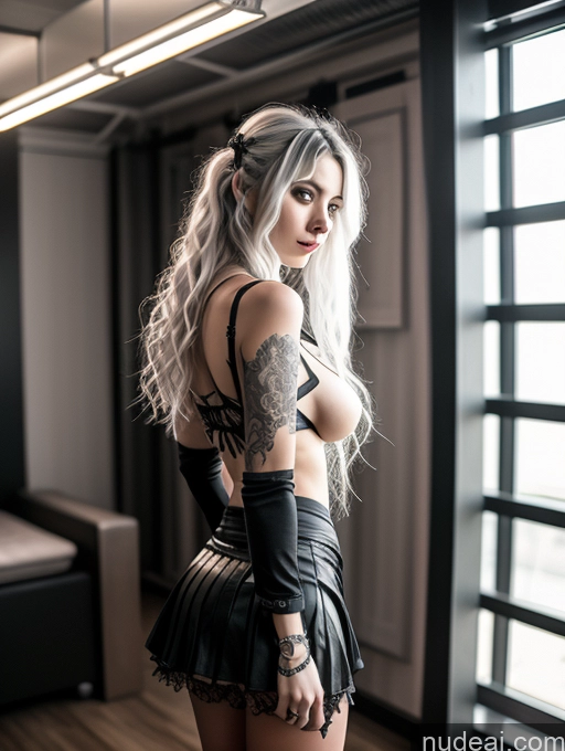 related ai porn images free for Busty Perfect Boobs Close-up View Gothic Punk Girl Model One Perfect Body Beautiful 18 White Hair Curly Hair Russian Bedroom Nude Micro Skirt